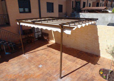 TOLDOS EN PINTO pergola 80 x 40 4 patas tenere