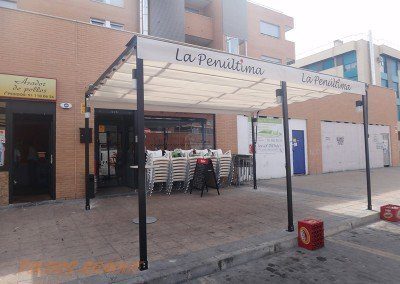 Empresa Toldos en Madrid  instaladores  PÉRGOLA 80 x 40  