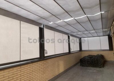 TOLDO CORTAVIENTOS COFRE MADRID PERGOLAS 100 X 100 Y CORTAVIENTOS COFRE EN VALDEMORO MADRID 12