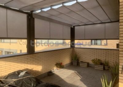 TOLDO CORTAVIENTOS COFRE MADRID PERGOLAS 100 X 100 Y CORTAVIENTOS COFRE EN VALDEMORO MADRID 15