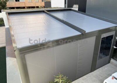 TOLDO CORTAVIENTOS COFRE MADRID PERGORAIN MADRID 1